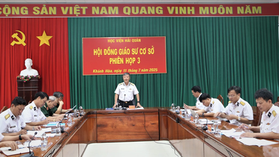 Hội đồng Giáo sư cơ sở Học viện Hải quân xét, đề nghị công nhận đạt tiêu chuẩn chức danh phó giáo sư năm 2025