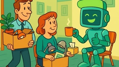 “Tâm sự với AI” sau sa thải: Lời khuyên sốc từ lãnh đạo Microsoft