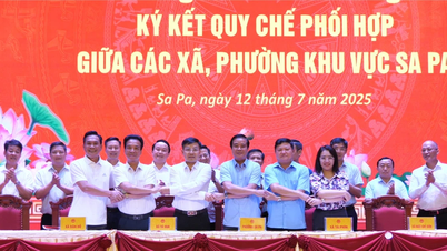 Phường Sa Pa và 5 xã mới thuộc thị xã Sa Pa cũ ký quy chế phối hợp