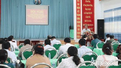Xã An Thạnh Thủy: Quyết tâm hoàn thành nhiệm vụ 6 tháng cuối năm 2025