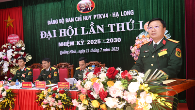 Đại hội Đảng bộ Ban Chỉ huy phòng thủ khu vực 4 - Hạ Long lần thứ I, nhiệm kỳ 2025-2030