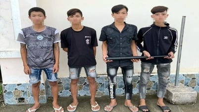 Công an xã Vĩnh Bình ngăn chặn hai nhóm thanh, thiếu niên chuẩn bị hung khí đánh nhau