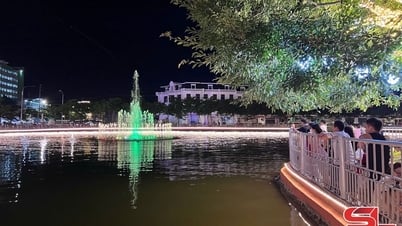 Nhạc nước Sơn La – Điểm nhấn mới tại phố đi bộ
