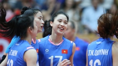 Tuyển bóng chuyền nữ Việt Nam thắng U21 Pháp 3-0