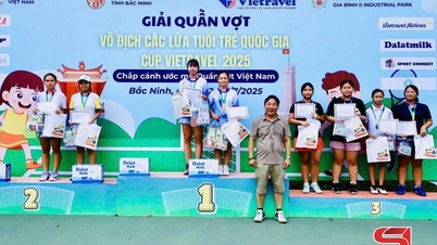 Đội tuyển quần vợt Sơn La giành 4 huy chương tại Giải quần vợt vô địch các lứa tuổi trẻ quốc gia - Cúp Vietravel 2025