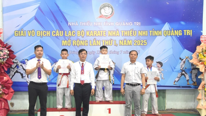 Giải vô địch CLB Karate Nhà Thiếu nhi tỉnh Quảng Trị mở rộng lần thứ I - năm 2025: Trao 46 bộ huy chương cho các VĐV đoạt giải
