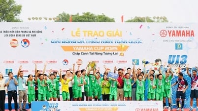 Đội U13 Nam Định lần đầu đăng quang giải bóng đá vô địch U13 Quốc gia
