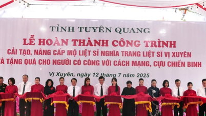 Tuyên Quang khánh thành công trình cải tạo, nâng cấp mộ liệt sĩ tại Nghĩa trang liệt sĩ Vị Xuyên