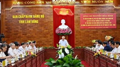 Phó Thủ tướng Thường trực Nguyễn Hòa Bình làm việc tại Lâm Đồng