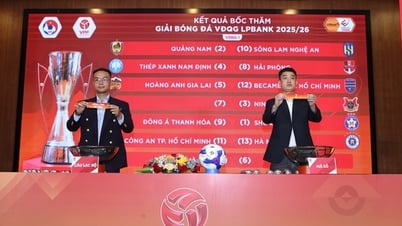 Bốc thăm, xếp lịch thi đấu V-League 1 - 2025/26: Công an Hà Nội mở màn gặp Thể Công - Viettel