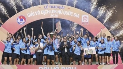 Hà Nội bảo vệ thành công ngôi vô địch Giải bóng đá nữ U16 Quốc gia 2025