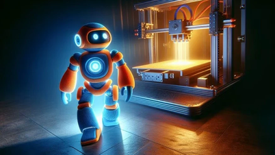 Robot 3D bước ra từ máy in như phép màu, không cần lắp ráp