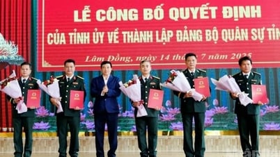 Công bố thành lập Đảng bộ Quân sự tỉnh Lâm Đồng