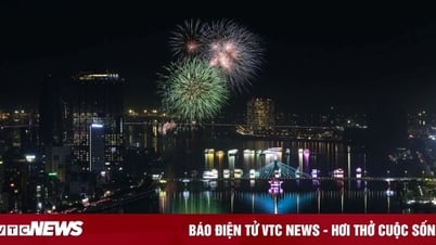 Đêm pháo hoa khép lại DIFF 2025: Nghệ thuật ánh sáng chở khát vọng hòa bình