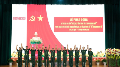 Sư đoàn 320: Phát động đợt thi đua “Phất cao cờ hồng tháng Tám- thi đua giành 3 nhất”