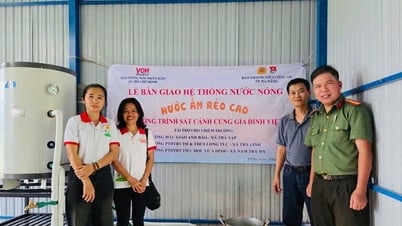 Hỗ trợ hệ thống nước nóng cho điểm trường vùng cao Trà Tập