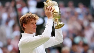Thắng thuyết phục Alcaraz, Sinner lần đầu 'xưng vương' tại Wimbledon