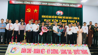 Đại hội lần thứ I Đảng bộ Ban Chỉ huy Phòng thủ khu vực 5-Ayun Pa