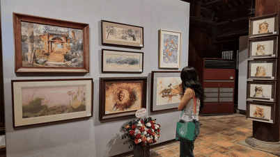 Triển lãm tranh màu nước lấy cảm hứng từ đời sống
