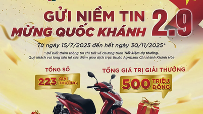 Agribank Chi nhánh Khánh Hòa: Triển khai chương trình tiết kiệm dự thưởng “Gửi niềm tin - Mừng Quốc khánh”