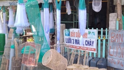 Các loại ngư cụ phục vụ mùa nước nổi đắt hàng