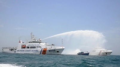 2 tàu hiện đại hoạt động cùng ngày của Cảnh sát biển tham gia nhiệm vụ A80