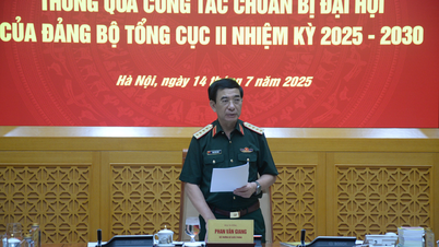 Đại tướng Phan Văn Giang chủ trì Hội nghị thông qua công tác chuẩn bị Đại hội Đảng của Đảng bộ Tổng cục II và Đảng bộ Quân khu 1