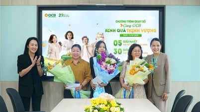 Công bố kết quả quay số đợt 1 chương trình "Cùng OCB Rinh quà thịnh vượng”