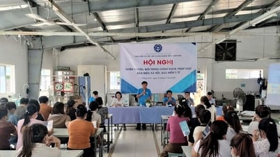 Bảo hiểm xã hội Thăng Bình - Quế Sơn đối thoại với công nhân may mặc
