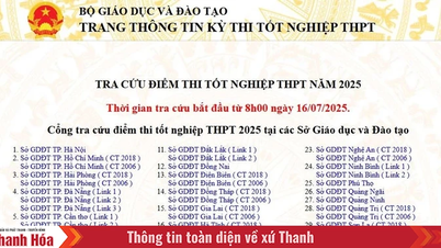 Các địa chỉ tra cứu điểm thi tốt nghiệp Trung học Phổ thông năm 2025