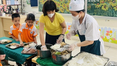 Hà Nội triển khai công tác tổ chức bữa ăn bán trú tại các trường công lập