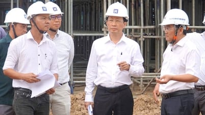 Phó Chủ tịch UBND tỉnh Nguyễn Trúc Sơn kiểm tra tiến độ dự án Bệnh viện Đa khoa tỉnh Bến Tre