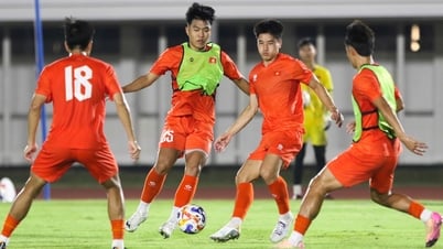 U23 Việt Nam tập mà không có HLV Kim Sang Sik