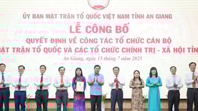 An Giang: Công bố lãnh đạo các tổ chức Chính trị-xã hội thuộc Ủy ban Mặt trận tổ quốc