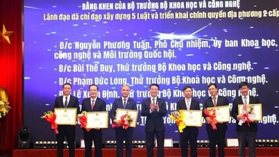 Vinh danh các tập thể, cá nhân tiêu biểu đóng góp vào hành trình lập pháp và chuyển đổi số ngành KH&CN