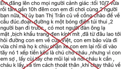 Quảng Trị: Làm rõ vụ đăng tin người lạ tiếp cận trẻ em gây hoang mang dư luận