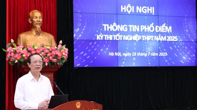 Phổ điểm thi tốt nghiệp THPT năm 2025