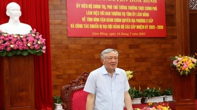 Phó Thủ tướng Thường trực Nguyễn Hòa Bình: Chính quyền địa phương 2 cấp của tỉnh Lâm Đồng vận hành khá suôn sẻ, trơn tru