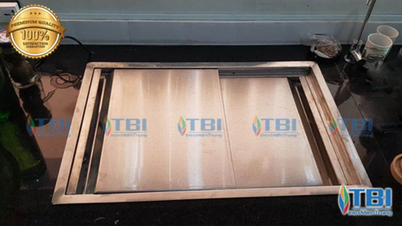 Các mẫu thùng đá inox âm bàn được nhiều nhà hàng sử dụng