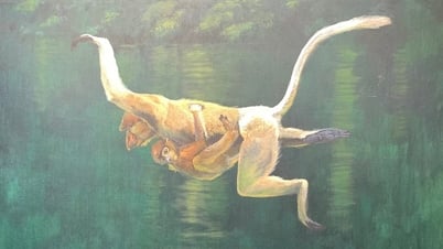 Choáng ngợp với bộ tranh động vật hoang dã, có loài đã tuyệt chủng, của họa sĩ Việt Nam