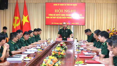 Công bố quyết định thành lập Đảng bộ Ban Chỉ huy Bộ đội Biên phòng tỉnh An Giang