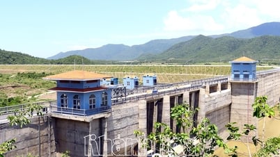 Hồ Sông Than tích nước: Kiến tạo diện mạo mới cho vùng hạn