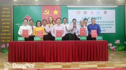 Ký kết văn bản liên tịch về việc thực hiện ủy thác cho vay đối với hộ nghèo và các đối tượng chính sách khác