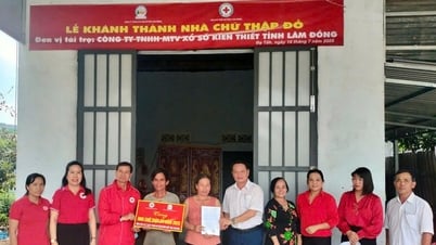 Hội Chữ thập đỏ Lâm Đồng tặng 2 căn nhà tình thương