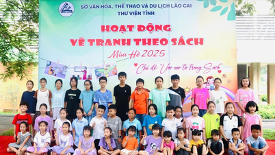 Gần 50 học sinh tham gia hoạt động “Vẽ tranh theo sách” với chủ đề “Ước mơ từ trang sách”