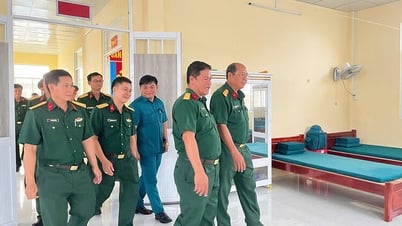 Bộ Chỉ huy Quân sự tỉnh An Giang 
kiểm tra toàn diện nhiệm vụ quân sự tại Óc Eo