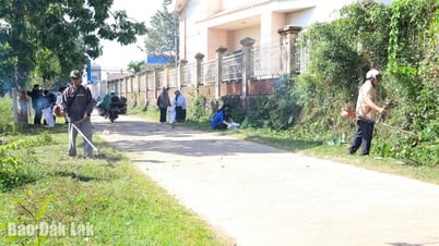 Xã Ea Phê: Phát động tuần lễ “Khu dân cư sáng – xanh – sạch – đẹp”