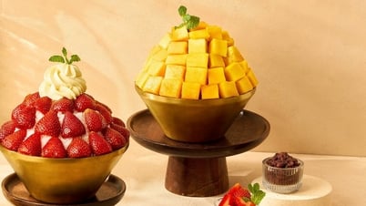 Bingsu, món đá bào tráng miệng đốn tim người Hàn mỗi dịp hè