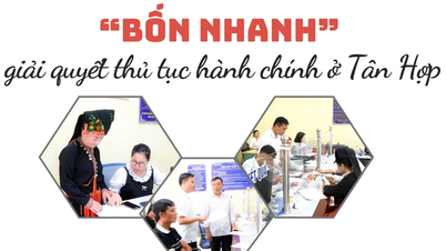 “Bốn nhanh” giải quyết thủ tục hành chính ở Tân Hợp