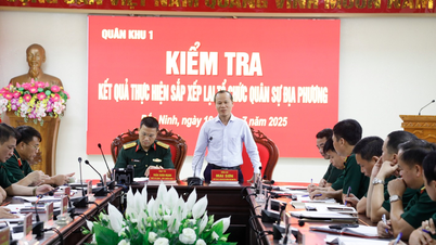 Quân khu 1 kiểm tra công tác sắp xếp tổ chức quân sự địa phương tại tỉnh Bắc Ninh
